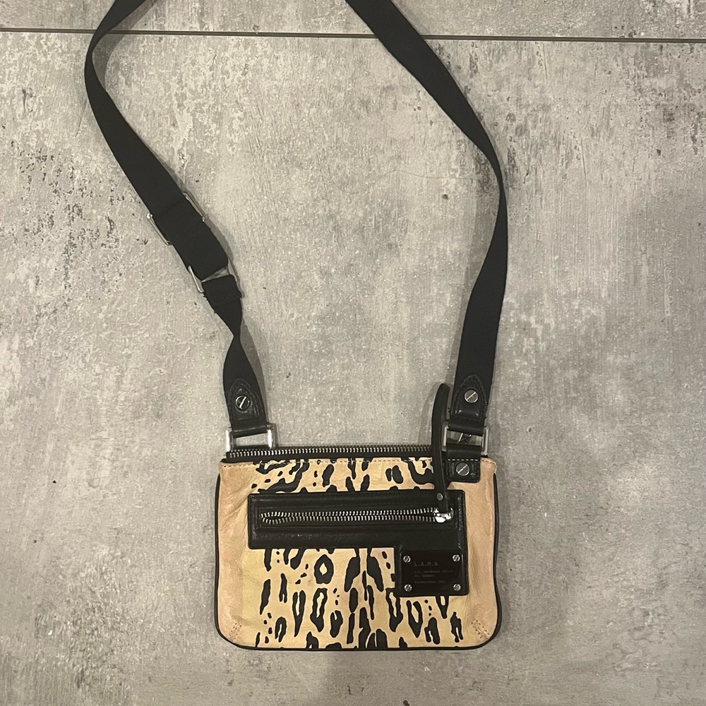 L.A.M.B cheetah print crossbody purse